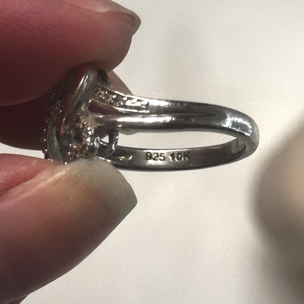 SILVER/ROSE GOLD RING - Picture 6 of 6
